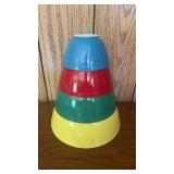 Vintage PYREX PRIMARY COLOR NESTING MIXING BOWL