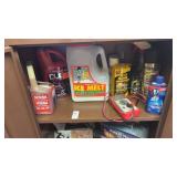 Shelf lot - ice melt, car wash materials, goo