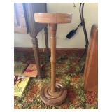 Vintage wooden plant stand 2ft
