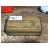 Official first aid kit boy scouts of American tin