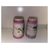 Vintage Dragon Ware' ceramic souvenir salt and