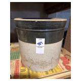 Antique stoneware crock