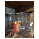 Lot of canning jars and lids
