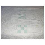 2 handmade patchwork quilt/ coverlet -59 x 70