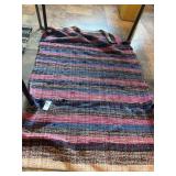 Rag rug 28.5 X 44.5 in