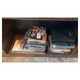 Lot of DVDs and CDs
