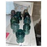 Vintage glass  insulator & variety