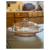 Vintage pink depression glass ï¿½ Sharon Cabbage