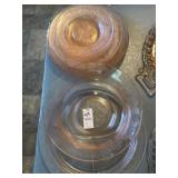 Vintage Macbeth Evans dogwood pink bowl,