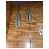 2 Vintage John Chatillon & Sons Makers NY Hook