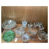 Vintage glassware lot- variety