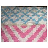 2 Vintage handmade quilt *Topperï¿½s only - 56 x 72