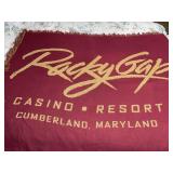 Rocky Gap casino resort knitted throw blanket