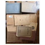 Vintage hymns and school song books