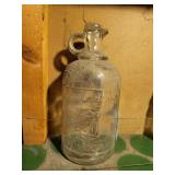 White house Vinegar bottle with stopper