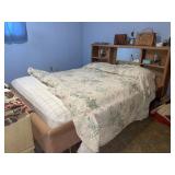 Headboard with platform style base & queen