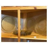 Vintage yellow depression glass lot - ï¿½ Madrid ï¿½