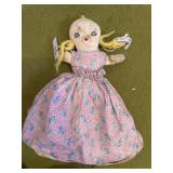 Vintage Topsy Turvy reversible rag cloth doll