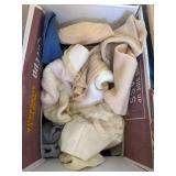 Box lot of vintage doll clothes