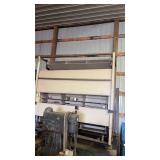 Industrial rotating part shelf
