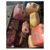 Lot of gas cans