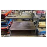 Metal Workbench Table