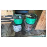 Lot of Wire and 4 Spools