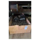 Lawn mower anti scalp deck rollers, steel