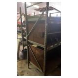 1 heavy duty metal shop storage units (no