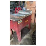 Vintage Airmate by Emglo metal bench table (no