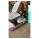 Heavy duty industrial metal cart (no contents)