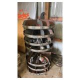 Rotating metal part organizer
