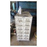 Metal Parts Organizer Cabinet