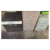 Lot of 3 storage cabinets