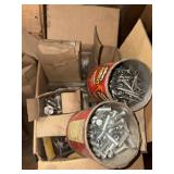 Lot of assorted pins, washers, screws, and misc