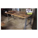 Wooden Workbench Table
