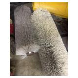 Industrial wire brush rollers 52 and 57 in