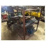 Metal 3-tier stand NO CONTENTS 33 X 49 X 50 in