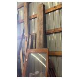 Lot of assorted wood and doors