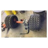 2 Axels with Tires