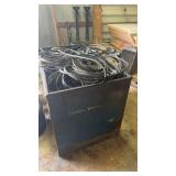 Metal storage tub of belts  52x36x32inch