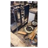 Heavy duty metal industrial cart (no contents)