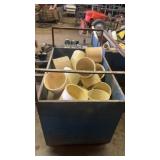 Metal Cart W Plastic Fittings