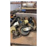Lot of Cart Wheels