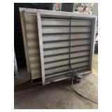 2 louvered air dampers