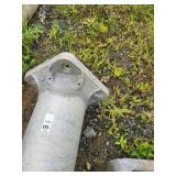Aluminum light  pole28ft. Long