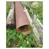 Metal pipe 31ft. Long 15.5 in.round