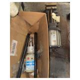 Heinrich air vise and Monarch hand pump