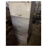 4 drawer metal filing cabinet