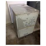 2 drawer metal cabinet
